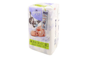 Пелюшки дитячі гігієнічні 60х90см Bella baby happy 5шт