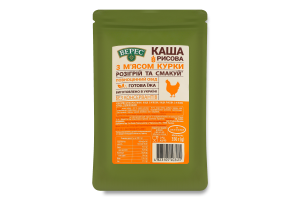 Каша рисовая с мясом курицы стерилизованная Верес д/п 350г