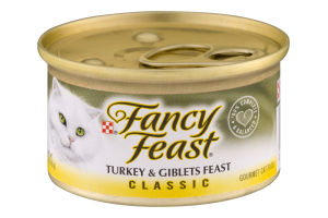 Fancy Feast Turkey & Giblets Feast Classics Gourmet Cat Food
