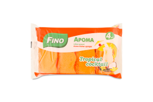 Губки кухонні Арома Tropical cocktail 4шт Fino