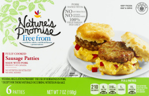 Nature's Promise Sausage Patties Pork - 6 CT
