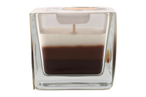 Свічка ароматична Кубик Шоколад та апельсин 100г скло Пако ІФ