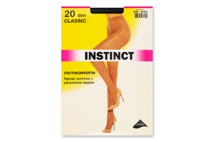 Колготки женские Instinct Classic 20den 3 nero