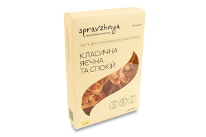 Паста яичная классическая Феттуччине Spravzhnya к/у 250г