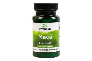 Добавка дієтична капсули Мака 500мг Swanson 60шт