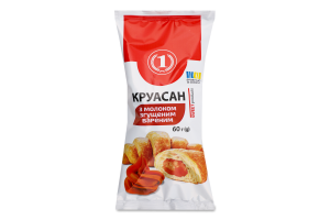 Круассан со сгущенным молоком ТМ "1" м/у 60г