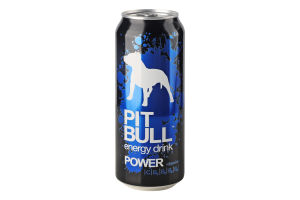 Напій енергетичний безалкогольний сильногазований Power Pit Bull з/б 500мл