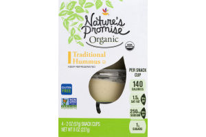 Nature's Promise Organic Traditional Hummus - 4 CT