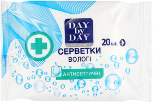 Салфетки влажные Антисептические Day by Day 20шт