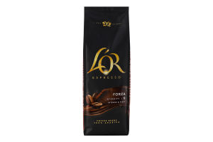 Кофе натуральный жареный в зернах Forza Espresso L'OR м/у 500г