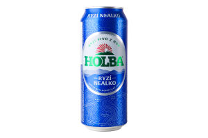 Пиво світле б/а Holba Nealko0,5%0,5л з/б