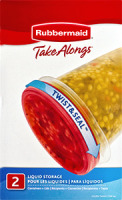 Rubbermaid Take Alongs Twist & Seal Liquid Storage - 2 CT