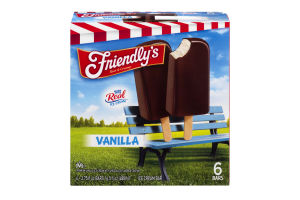 Friendly's Vanilla Ice Cream Bar - 6 CT
