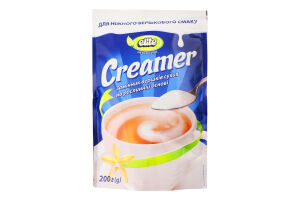 Замінник вершків сухих на рослинній основі Creamer Elite д/п 200г
