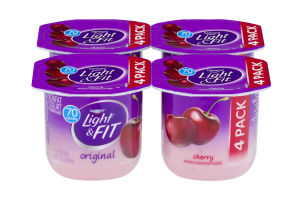 Dannon Light & Fit Nonfat Yogurt Cherry - 4 CT