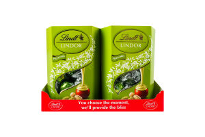 Конфеты из молочного шоколада с фисташковой начинкой Lindor Lindt к/у 200г