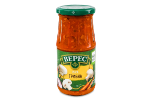 Икра грибная стерилизованная Верес с/б 445г