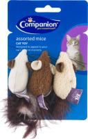 Companion Assorted Mice Cat Toy