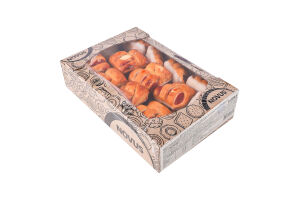 Печенье сдобное слоеное со вкусом вишни Безумное Novus к/у 400г