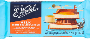 Шоколад молочный E.Wedel с начинк вкус крем брюле