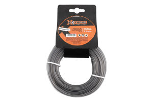 Ліска д/тримера сіра квадрат з сердечником 2,4мм*15м X-Treme