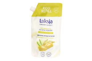 Мыло жидкое для рук с питательным эффектом Olive&Yogurt Luksja 400мл