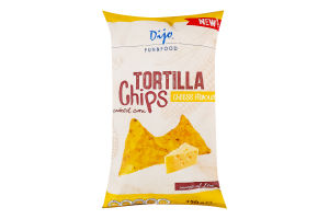 Закуска кукурузная соленая со вкусом сыра Tortilla chips Dijo м/у 150г