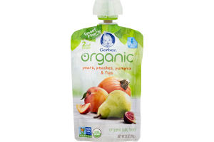 Gerber Organic Baby Food Pears, Peaches, Pumpkin & Figs