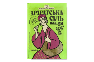 Соль морская пищевая с добавками пряностей Араратская соль пряная Salute di Mare д/п 100г