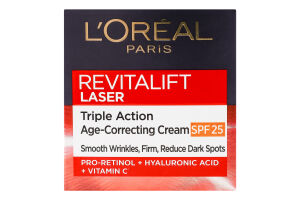 Крем-догляд для обличчя денний антивіковий SPF 25 Laser X3 Revitalift L'Oreal Paris 50мл