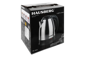 Електрочайник нержавіюча сталь 1.8л №HB-3615 Hausberg 1шт