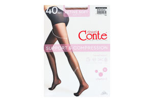 Колготки жіночі Conte elegant Active soft 40den 3 bronz