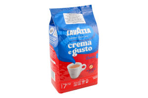 Кава натуральна смажена в зернах Classico Crema E Gusto Lavazza м/у 1кг