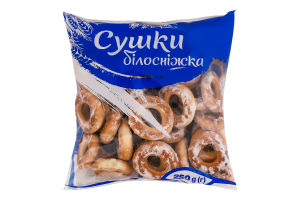 Сушки Білосніжка Українська Зірка м/у 250г