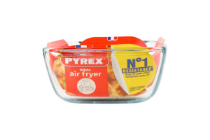 Форма скляна прямокутна 1.2л 23x15х7см №215В100/7948 Air fryer Pyrex 1шт