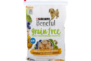 Purina Beneful Grain Free Dog Food with Farm-Raised Chicken