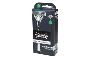 Бритва для гоління зі змінним картриджем Sensitive Precision Essential 4 Quattro Wilkinson Sword 1шт