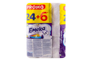 Папір туалетний 3-х шаровий Paradise Emeka 30шт