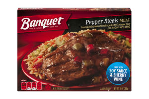 Banquet Pepper Steak Meal