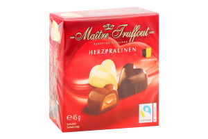 Цукерки Міні сердечка асорті 45г Метр Трюффо