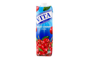Нектар осветленный пастеризованный Sour Cherry Vita т/п 1л