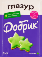 Глазурь с натуральными красителями салатовая Добрик м/у 75г