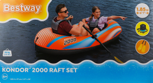 Лодка надувная 185х97см №61142 Kondor Bestway 1шт