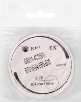 Дріт д/рукод Briolex сталев 0,4мм B33-чорний 50м