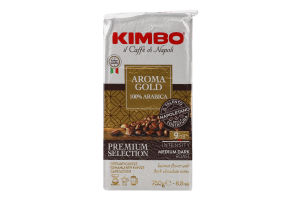 Кава натуральна смажена мелена Aroma Gold Kimbo в/у 250г