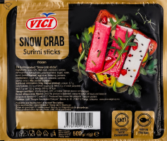 Палочки крабовые замороженные Снежный краб Vici в/у 500г