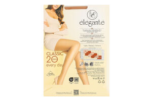 Колготки женские Elegante Classic Every day 20den 2 natural