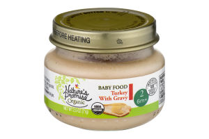 Nature's Promise Organic Baby Food Turkey with Gravy 6m+