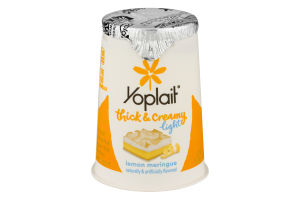 Yoplait Thick & Creamy Light Lowfat Yogurt Lemon Meringue