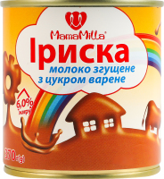 Молоко сгущенное 6% вареное с сахаром Ириска Mama Milla ж/б 370г